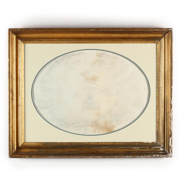framed-victorian-pinprick-artwork