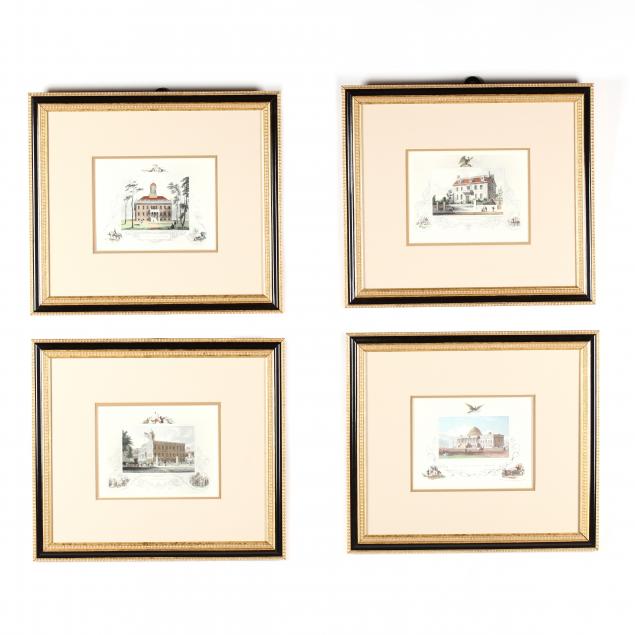 four-decorative-prints-of-american-architectural-landmarks