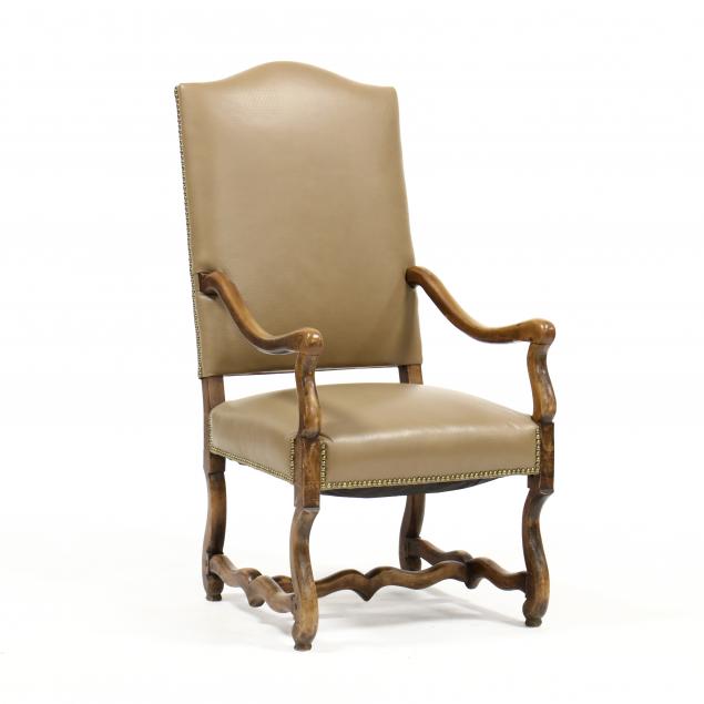 antique-continental-upholstered-hall-chair