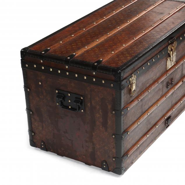 Antique Original Louis Vuitton Steamer Trunk 1888