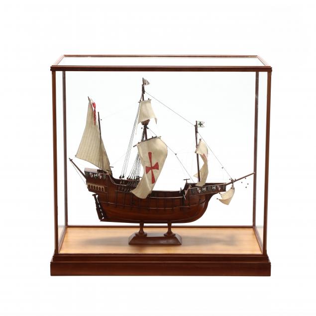 cased-ship-model-of-the-i-santa-maria-i