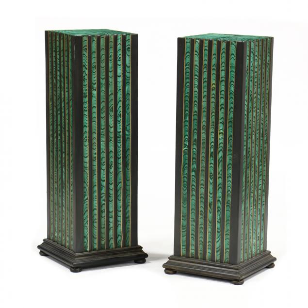 pair-of-faux-malachite-painted-pedestals