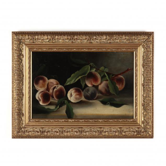 antique-still-life-painting-with-peaches