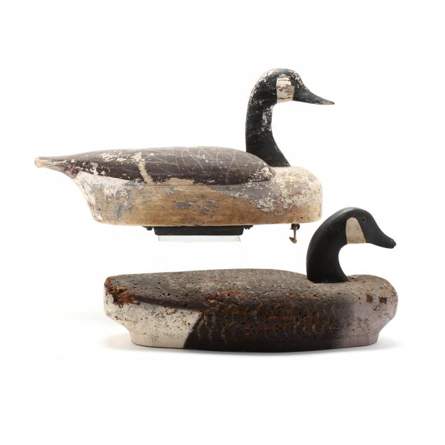 two-vintage-canada-goose-decoys