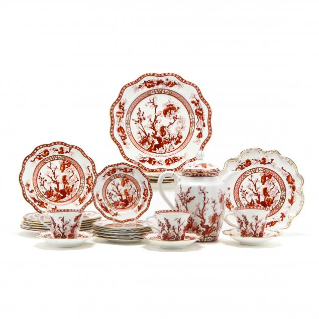 coalport-indian-tree-coral-china-service