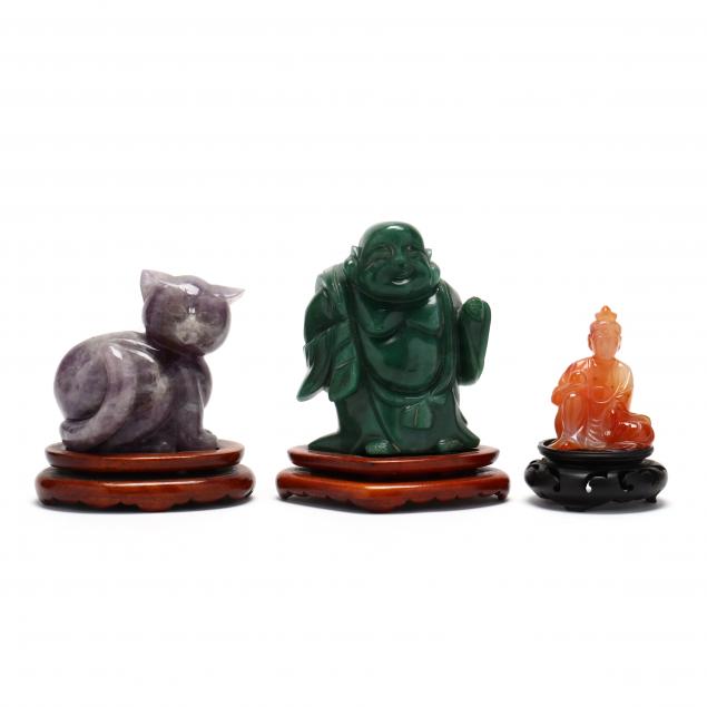 three-chinese-carved-hardstone-sculptures