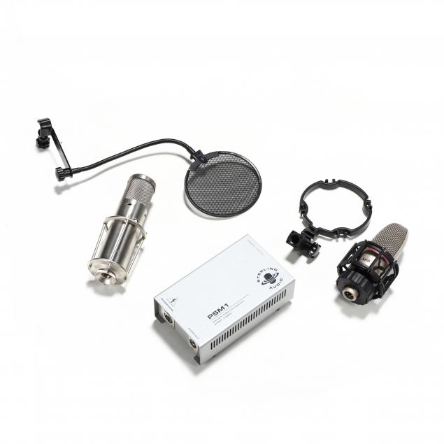 akg-c3000b-microphone-and-sterling-audio-st69-vacuum-tube-microphone
