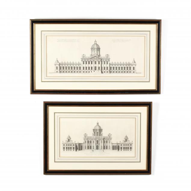 two-antique-architectural-engravings-from-colen-campbell-s-i-vitruvius-britannicus-i