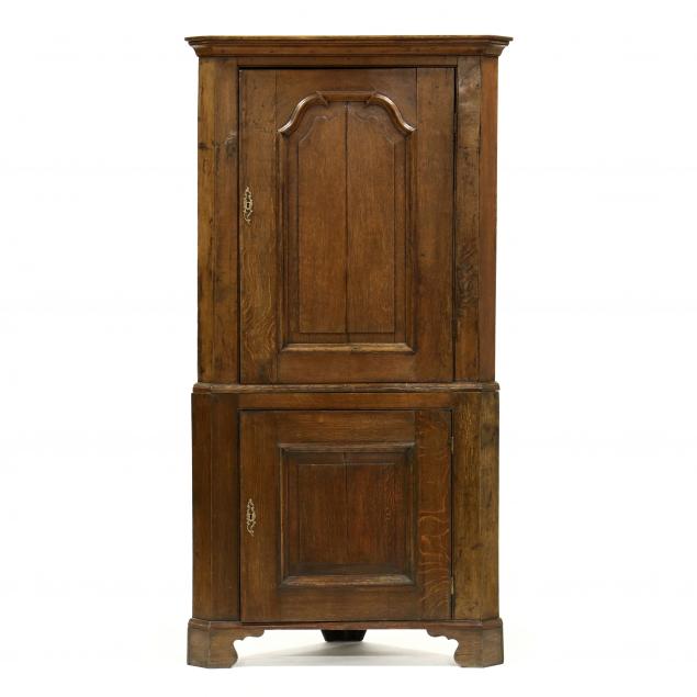 antique-english-carved-oak-corner-cupboard