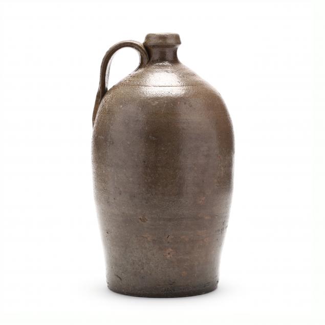 nc-pottery-one-gallon-jug-joseph-craven-randolph-county-1850s