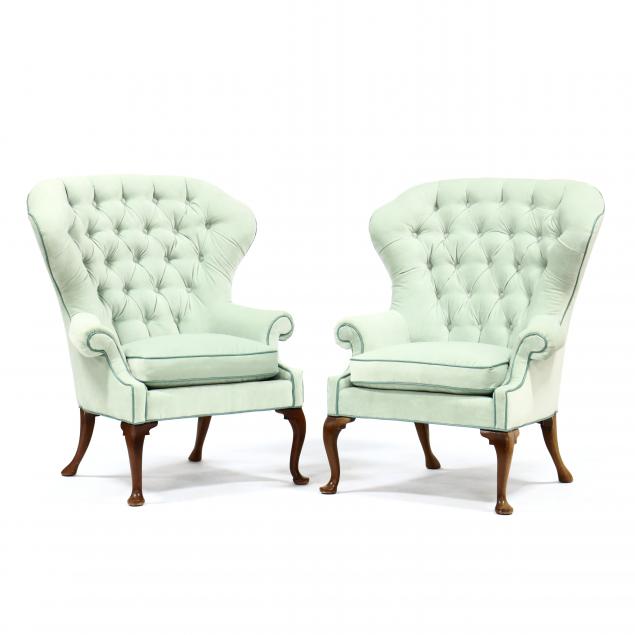 pair-of-tufted-queen-anne-style-easy-chairs