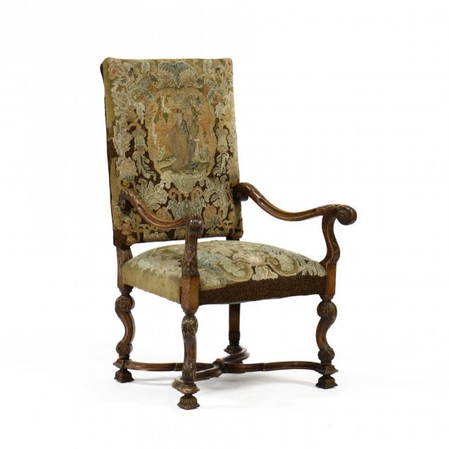 spanish-style-tapestry-hall-chair