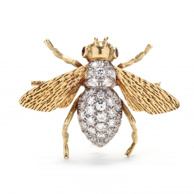 18kt-gold-and-diamond-bee-brooch-italy