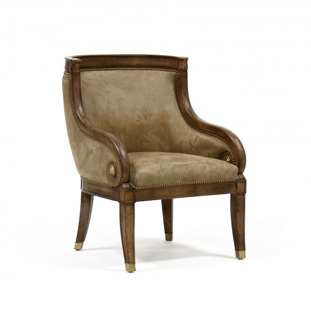 regency-style-upholstered-armchair