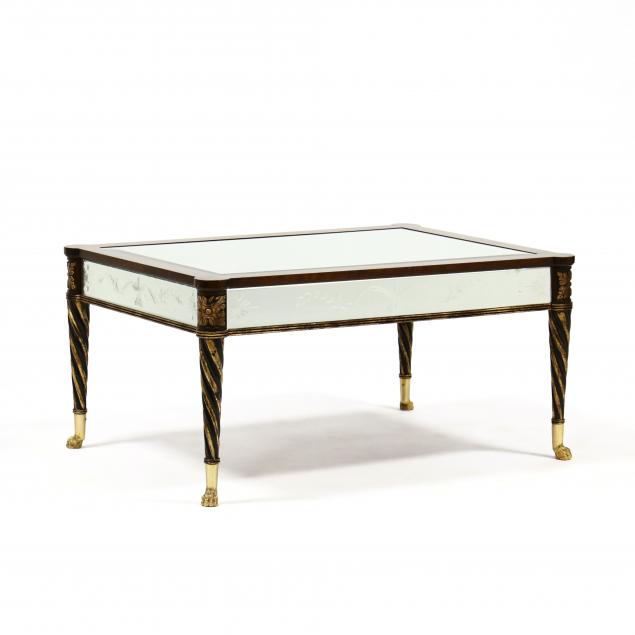 neoclassical-style-mirrored-coffee-table