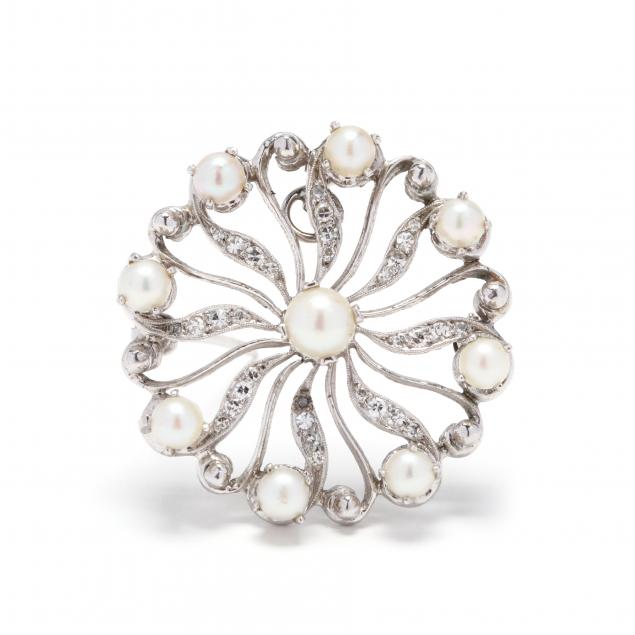 14kt-white-gold-diamond-and-pearl-brooch-pendant