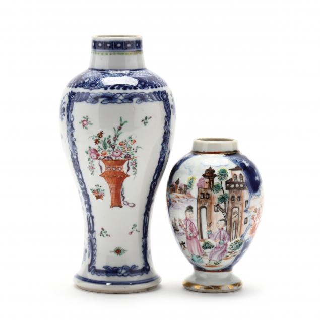 a-chinese-export-porcelain-vase-and-jar