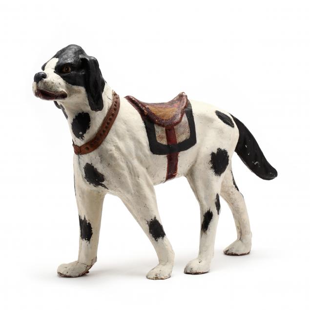 vintage-paper-mache-painted-dog