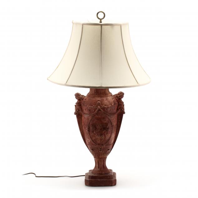 classical-style-painted-urn-table-lamp