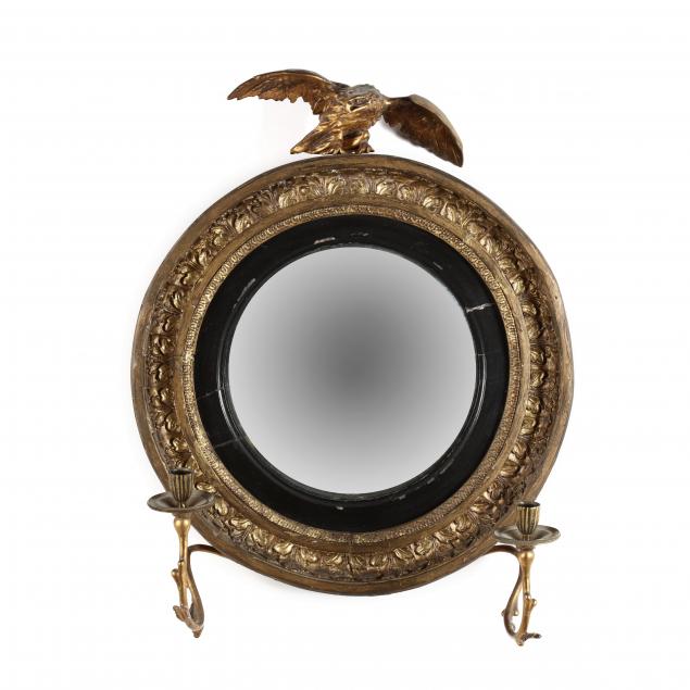 federal-carved-and-gilt-convex-mirror