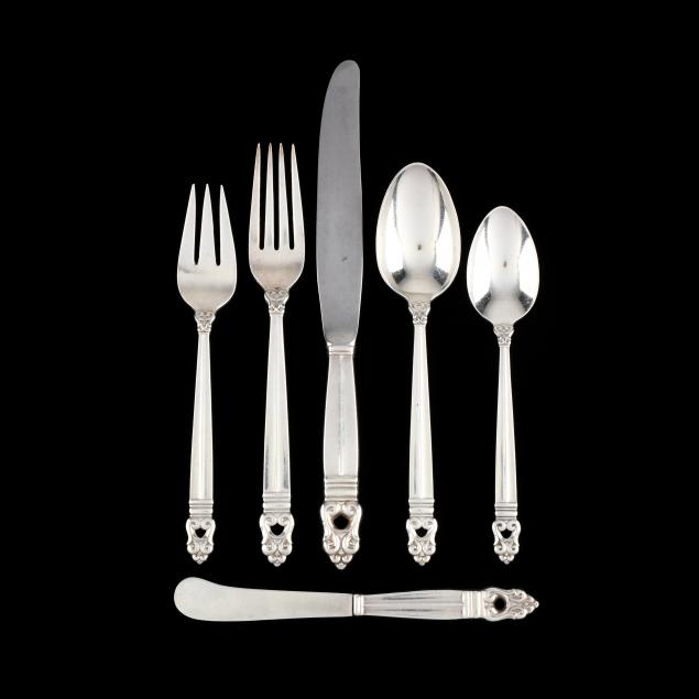 international-royal-danish-sterling-silver-flatware-service