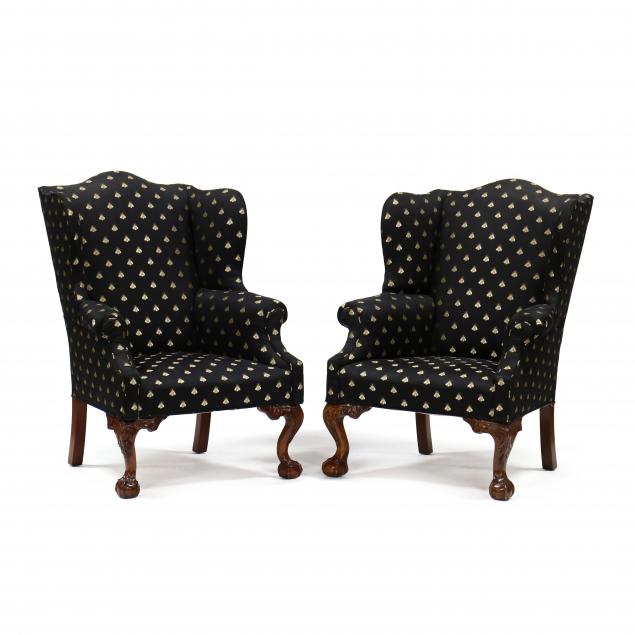 pair-of-chippendale-style-easy-chairs