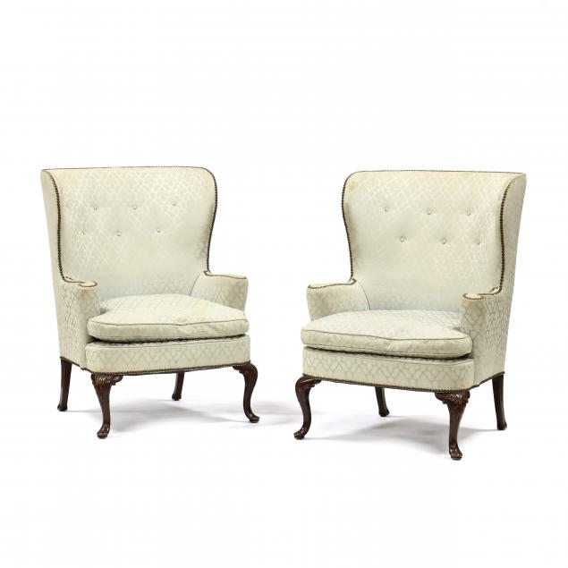 pair-of-queen-anne-style-upholstered-easy-chairs