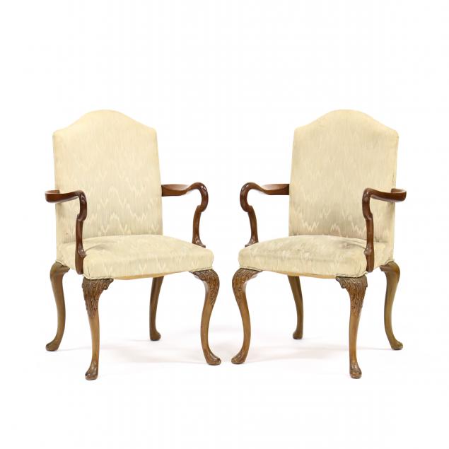pair-of-queen-anne-style-armchairs