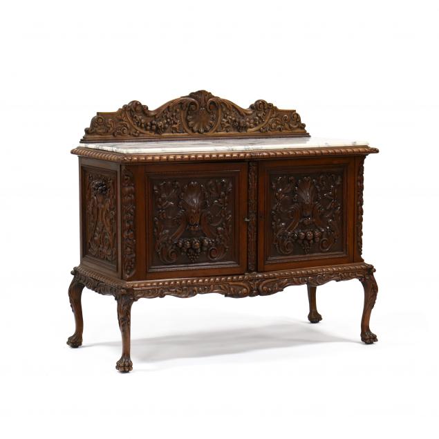 continental-carved-walnut-marble-top-server