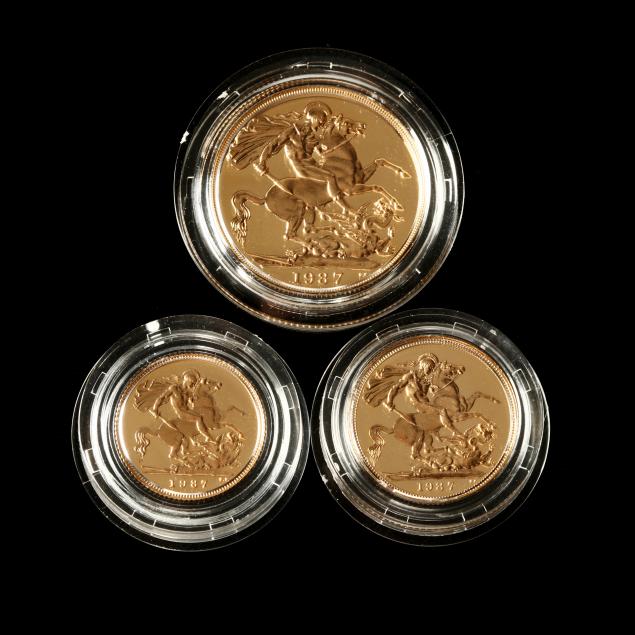 united-kingdom-1987-three-coin-gold-proof-collection