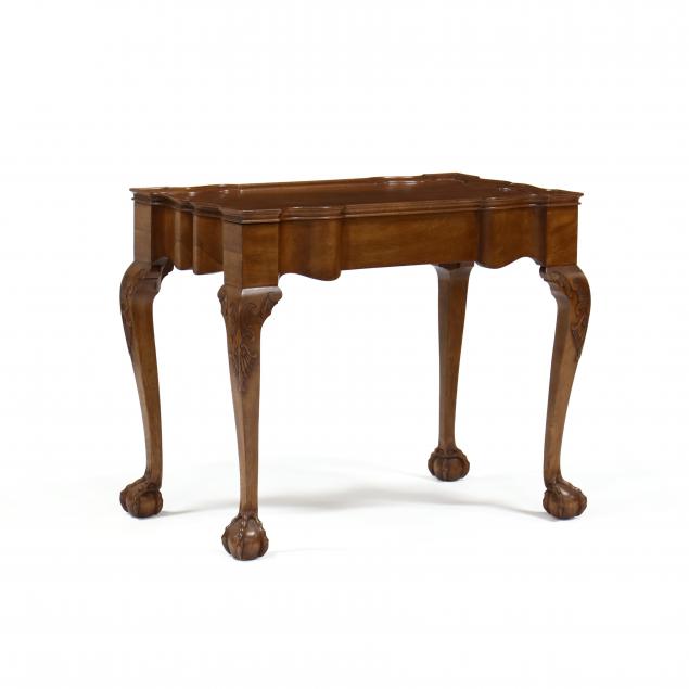 chippendale-style-carved-mahogany-tea-table