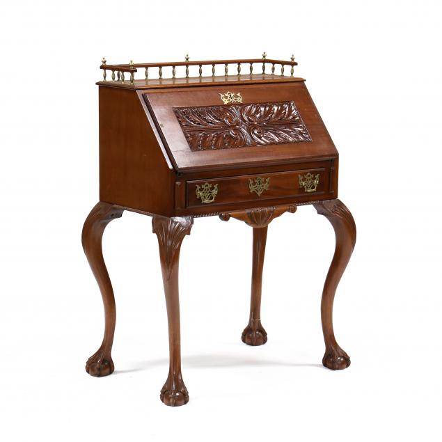 edwardian-carved-mahogany-writing-desk