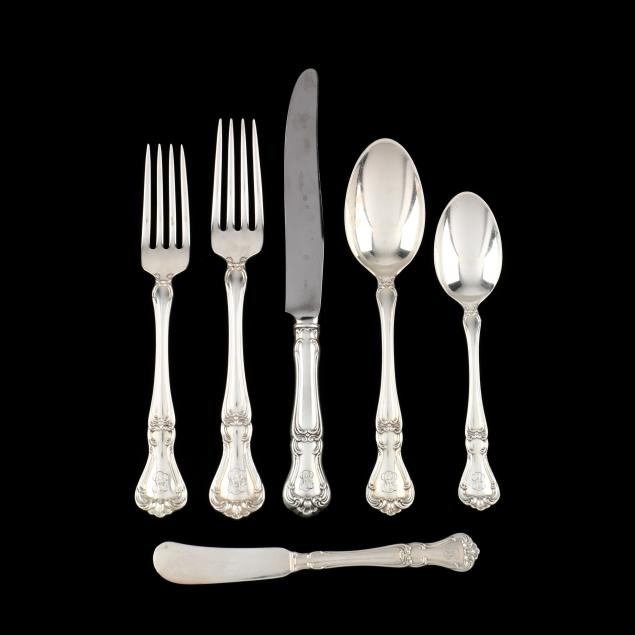 gorham-buckingham-sterling-silver-flatware-service