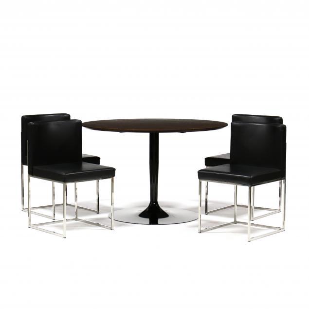 calligaris-modern-dining-table-and-four-chairs