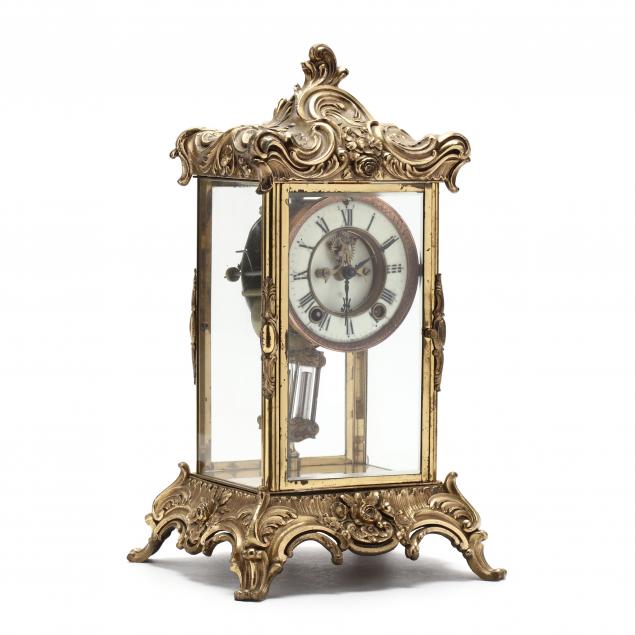 ansonia-louis-xv-style-gilt-bracket-clock