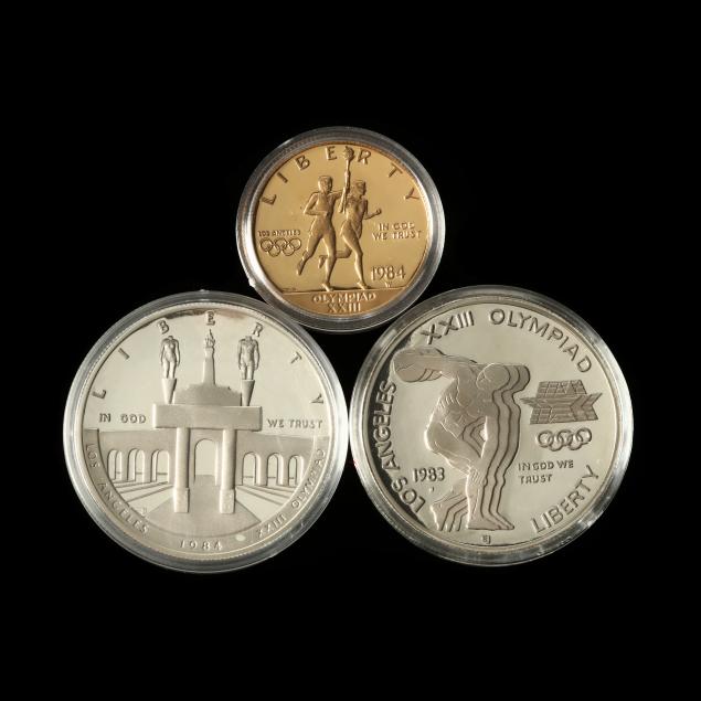 1984-olympic-three-coin-gold-and-silver-proof-set