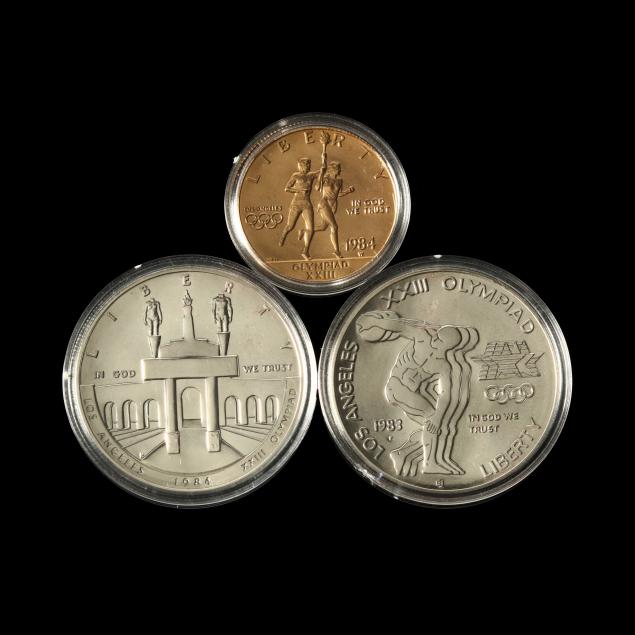 1984-los-angeles-olympic-gold-and-silver-uncirculated-set