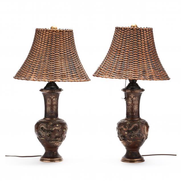 a-pair-of-chinese-gilt-bronze-vase-table-lamps
