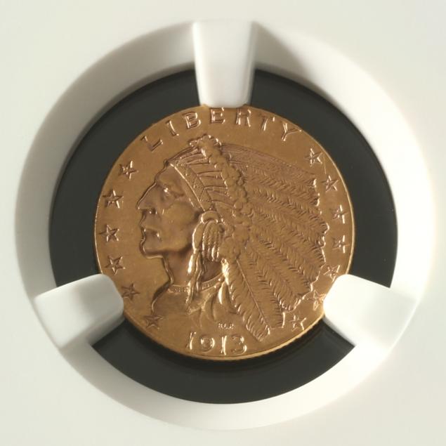 1913-2-50-gold-indian-head-quarter-eagle-ngc-ms-61