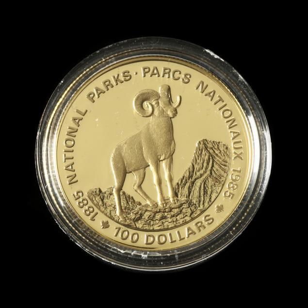 canada-1985-100-national-parks-centennial-proof-gold-coin