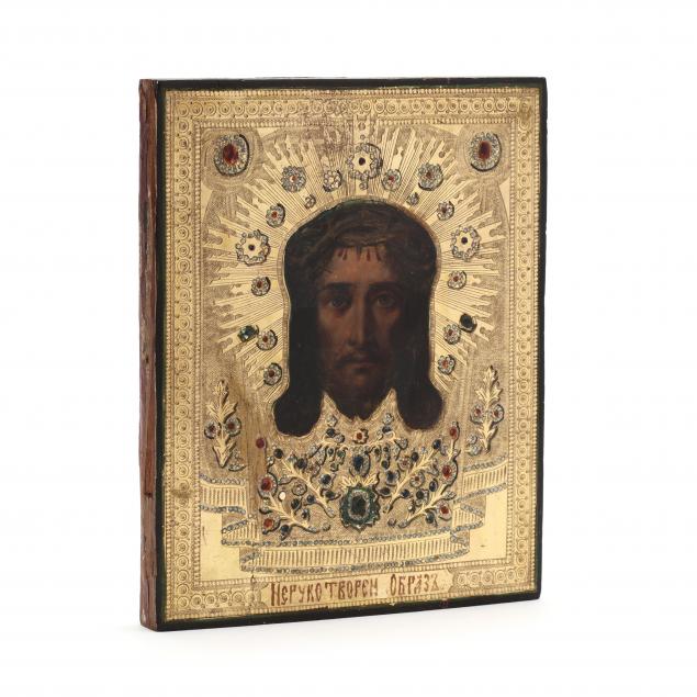 icon-of-the-mandylion-of-edessa-19th-century