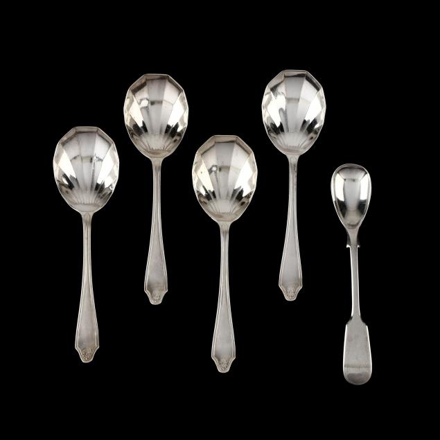 five-george-v-silver-spoons