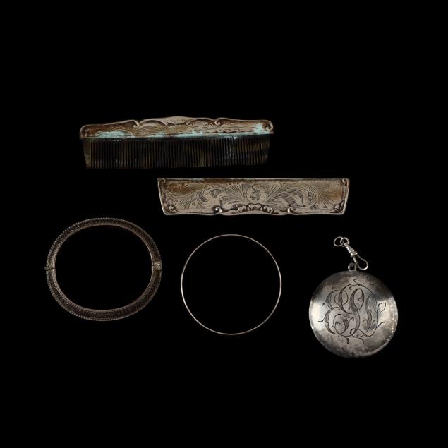 group-of-sterling-silver-and-silver-accessories