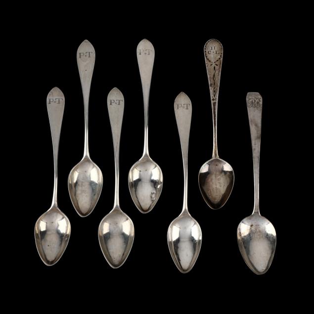 seven-federal-period-coin-silver-teaspoons