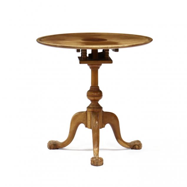 chippendale-style-carved-mahogany-tilt-top-tea-table