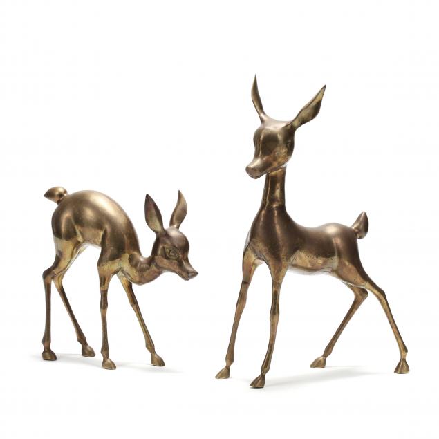 mid-century-brass-doe-and-fawn