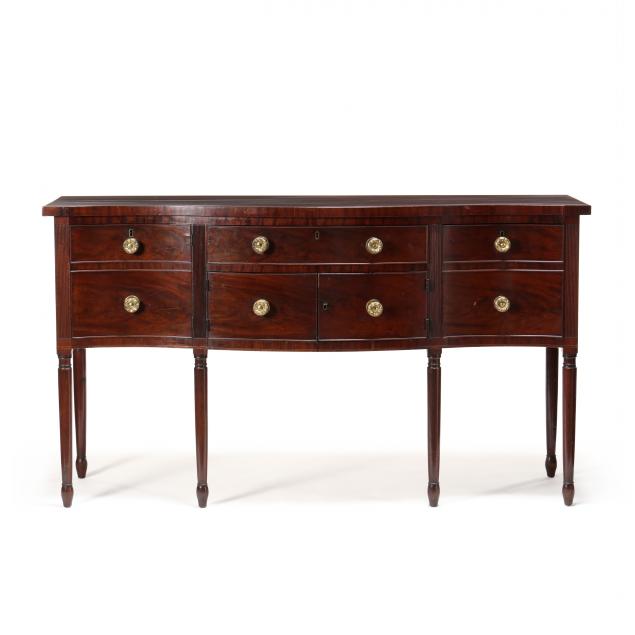 mid-atlantic-federal-mahogany-serpentine-front-inlaid-sideboard