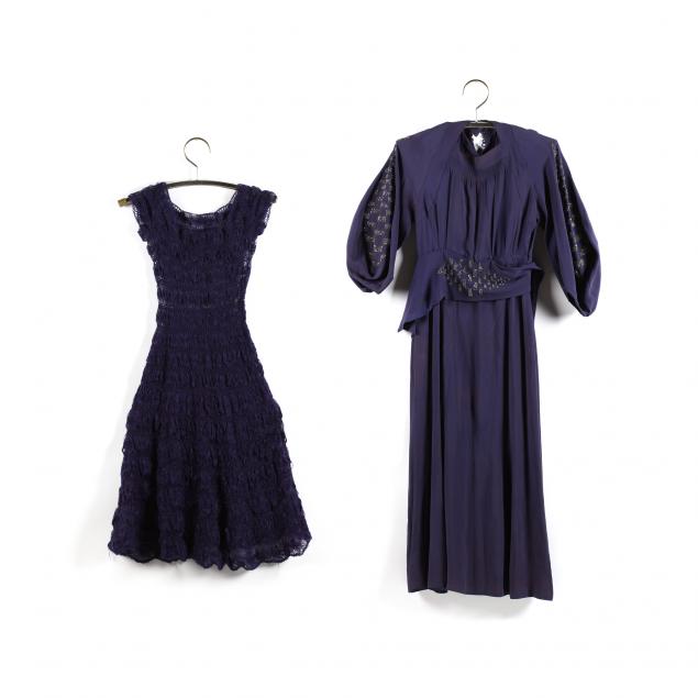 two-1940s-dresses