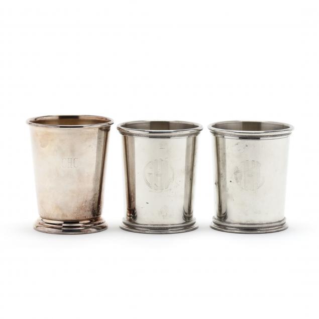 three-vintage-julep-cups