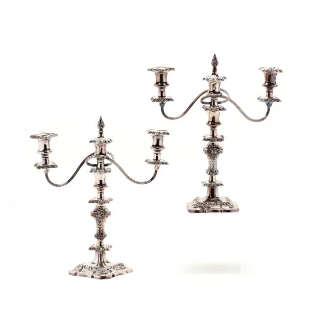 pair-of-antique-silverplate-candelabra